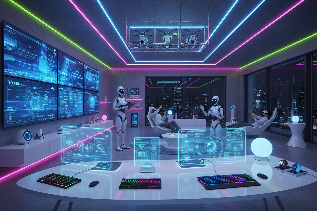 make a room full of cool gadgets